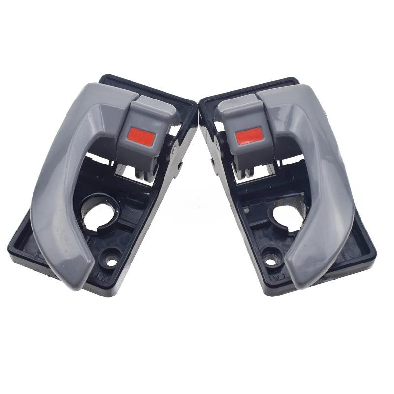 Grey Gray Left Right Inside Inner Interior Door Handles for 2005 2006 2007 2008 2009 Hyundai Tucson 826102E000,82620-2E000 New