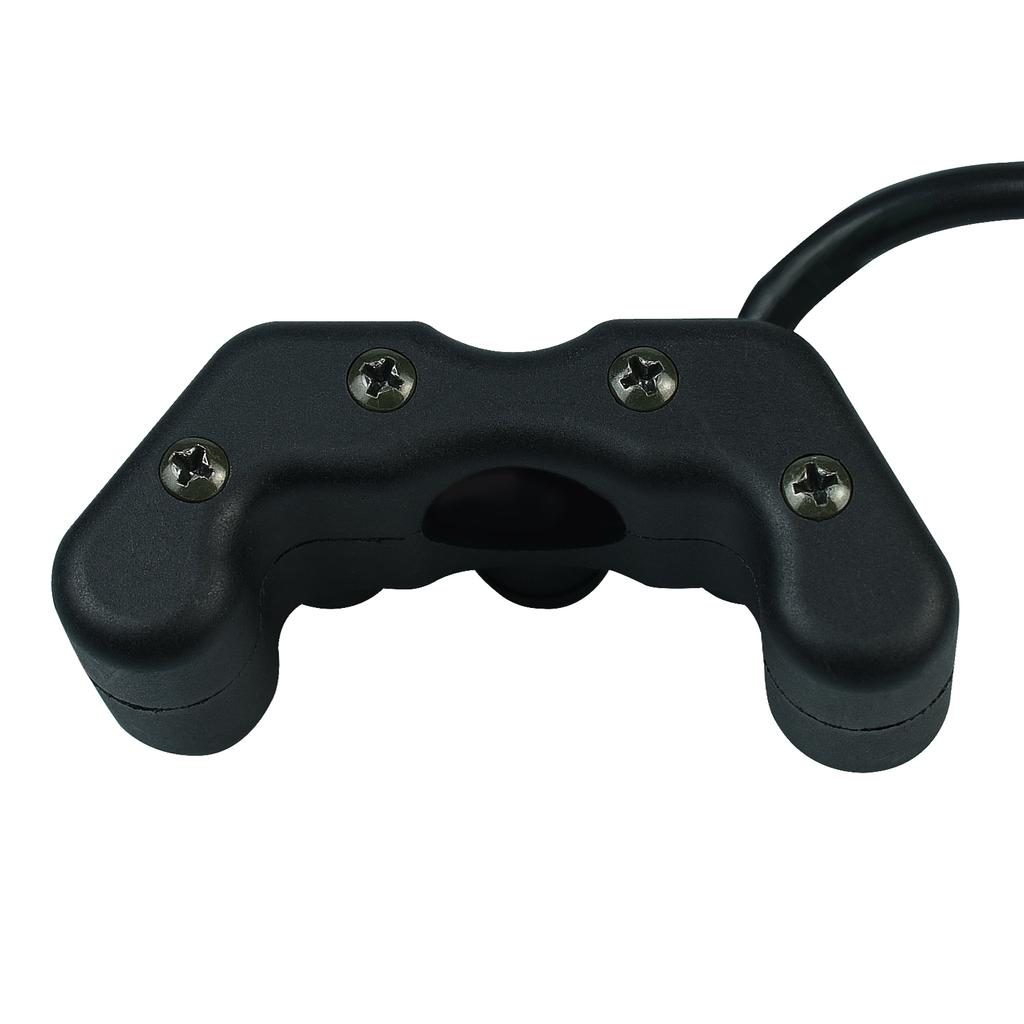 Interrupteurs de guidon en alliage 5 en 1 Interrupteurs de commande de guidon de moto 22 mm Interrupteur à bascule de guidon Interrupteur de lumière AUX Interrupteur universel de lumière clignotant