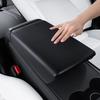 Auto Mittelkonsolen Armlehnenpolster für Tesla Y Highland TPE Weiche Hülle Deckel Auto Mittelarmlehnenbox Abdeckung Zubehör Q0P0