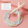 TLXT Bamboo Joint Soft Bead Jump Rope for Kids