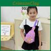Cartoon Cute Capybara Shoulder Bag Breathable Fabric Toddlers Girl Bags Travel