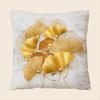 1pc Ginkgo Leaves Printed Pillowcase - Soft and Cozy Plush Design ForComfortable Sleep