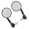 2 Stück 22mm0.87in Motorrad Rückspiegel Seitenspiegel 360 Grad Drehbar Lenkerspiegel Universal für