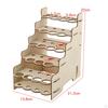 Craft Paint & Brush Organizer Rack, Holds Up To Bottles and Brushes ,