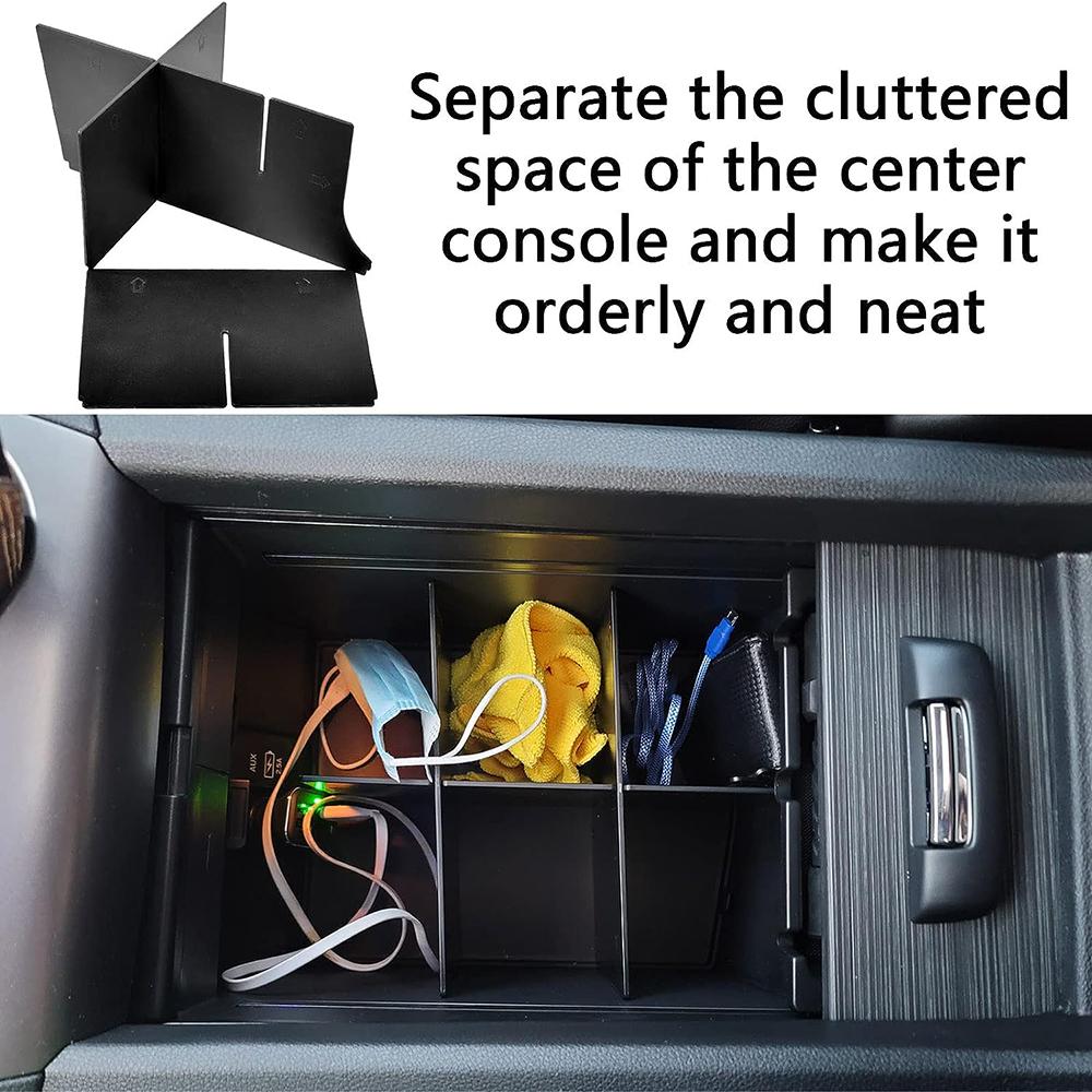 Center Console Organizer Dividers for Honda Pilot 2016-2025/Ridgeline 2017-2025/Passport 2019-2025 Armrest Box Accessories