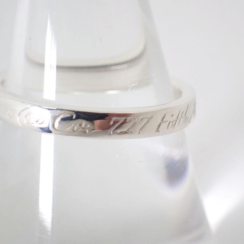 [Pre-owned] TIFFANY/Tiffany 925 Notes Narrow Ring / Size 11.5 / J68-6