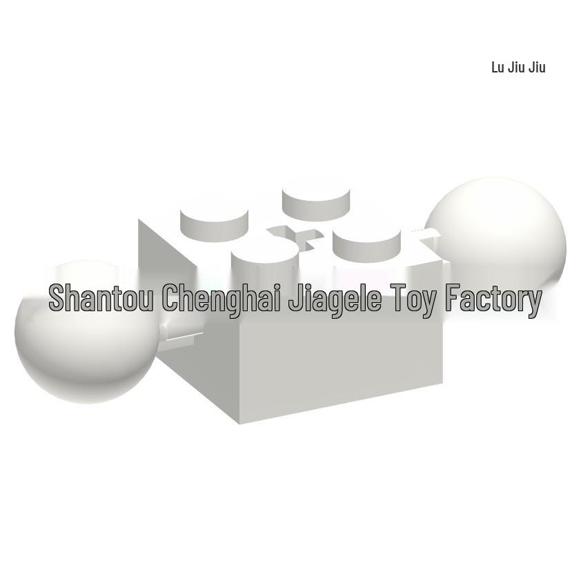 Cross-Border MOC Domestic Building Blocks: Compatible High 17114 2x2 Bricks with Dual-Side Ball Joints (50G Min. Order)