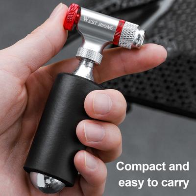 Bike CO2 Inflator Adapter for Presta for Schrader Valve Portable MTB Road Mountain Bicycle Tire Pump Inflatable Bottle Connector Nozzle Bike
