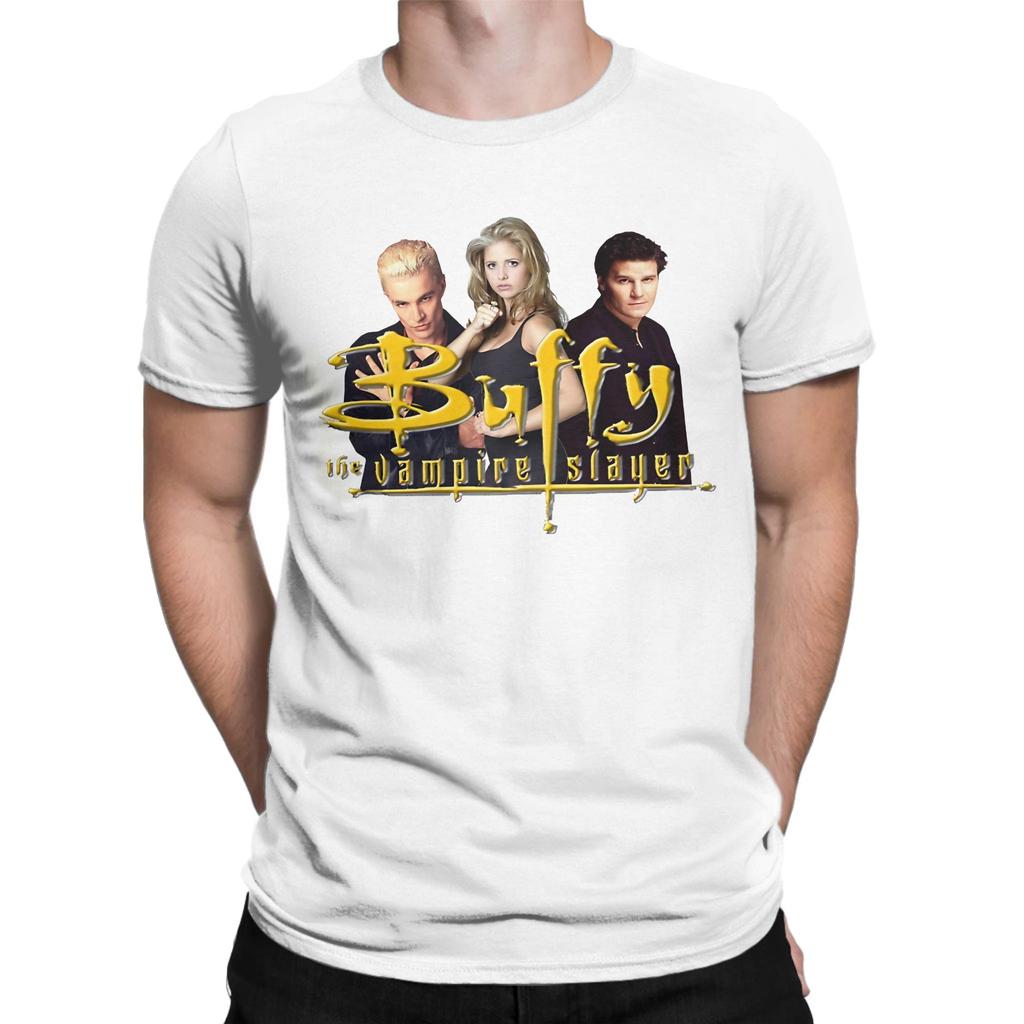 Buffy The Vampire Funny Graphic 100 Cotton Tshirt Buffy The Vampire Slayer Band Tops Tees For Unisex