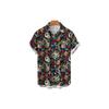 New summer casual hot sale D printing short-sleeved shirt Hawaiian shirt men's vacation seaside source