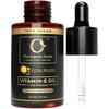 USDA Organic Non-GMO Vitamin E Oil for Skin, Hair & Face - Natural D-Alpha Tocopherol, Hexane Free & Cold Pressed - Best for Scars, Stretch Marks