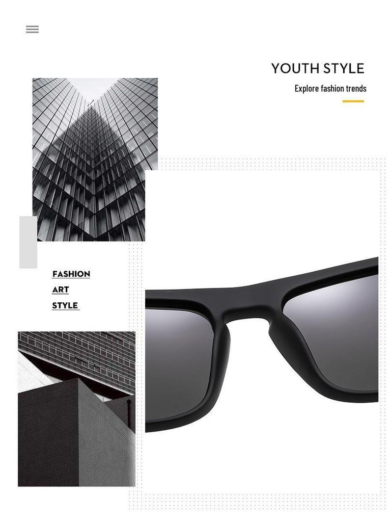 Men's Polarized Retro Sunglasses: European & American Outdoor Sports Trend
