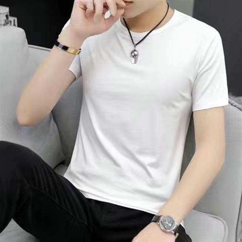 Mens T-Shirts Casual Crewneck Short Sleeve Shirts Summer Tops Basic Pullover Tees