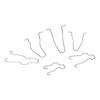 6/9/12pcs H1 H3 H4 H7 Car Headlight Bulb Retaining Clip Holder Set Retainer Spring Clips Headlamp Bulb Retaining Clip Holder