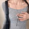 Starfish Love Charm Pendant Necklace for Women, High-end and Niche Women's Sweater Chain, Long Style, Neck Accessory