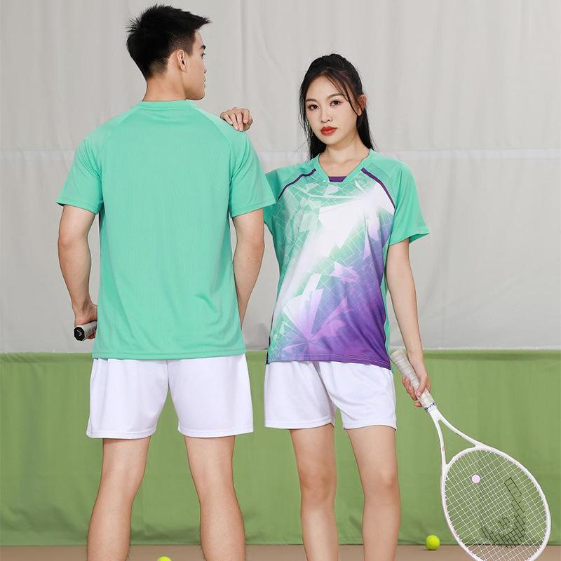 Unisex Quick-Dry Badminton & Tennis Training Shirt Set