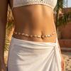 Summer Beach Gold Shell Starfish Waist Chain for Women Boho Ocean Metal Bikini Belly Chain Body Jewelry Vacation Accessories