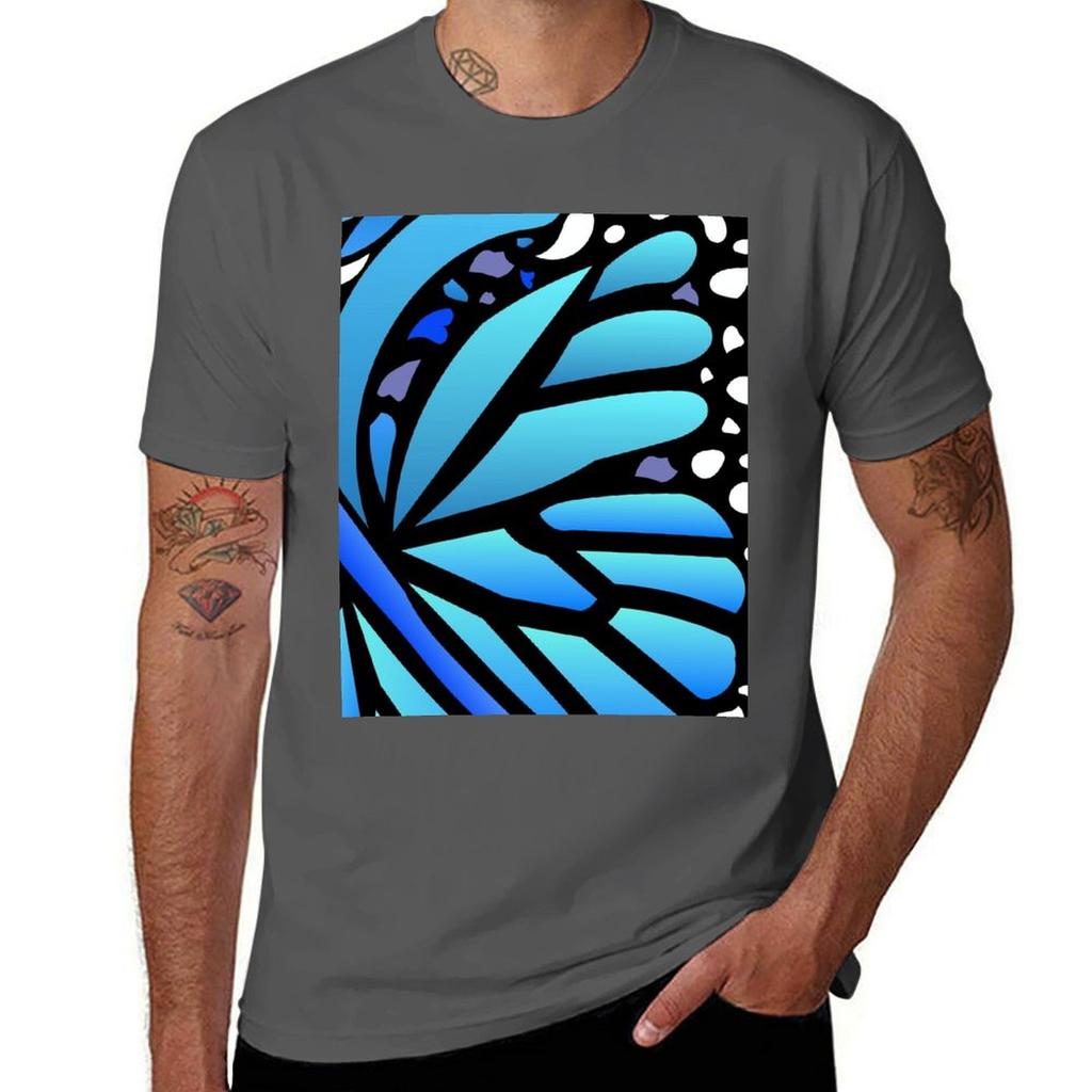 Blue Monarch Tshirt Man T Shirts For Men Tshirt