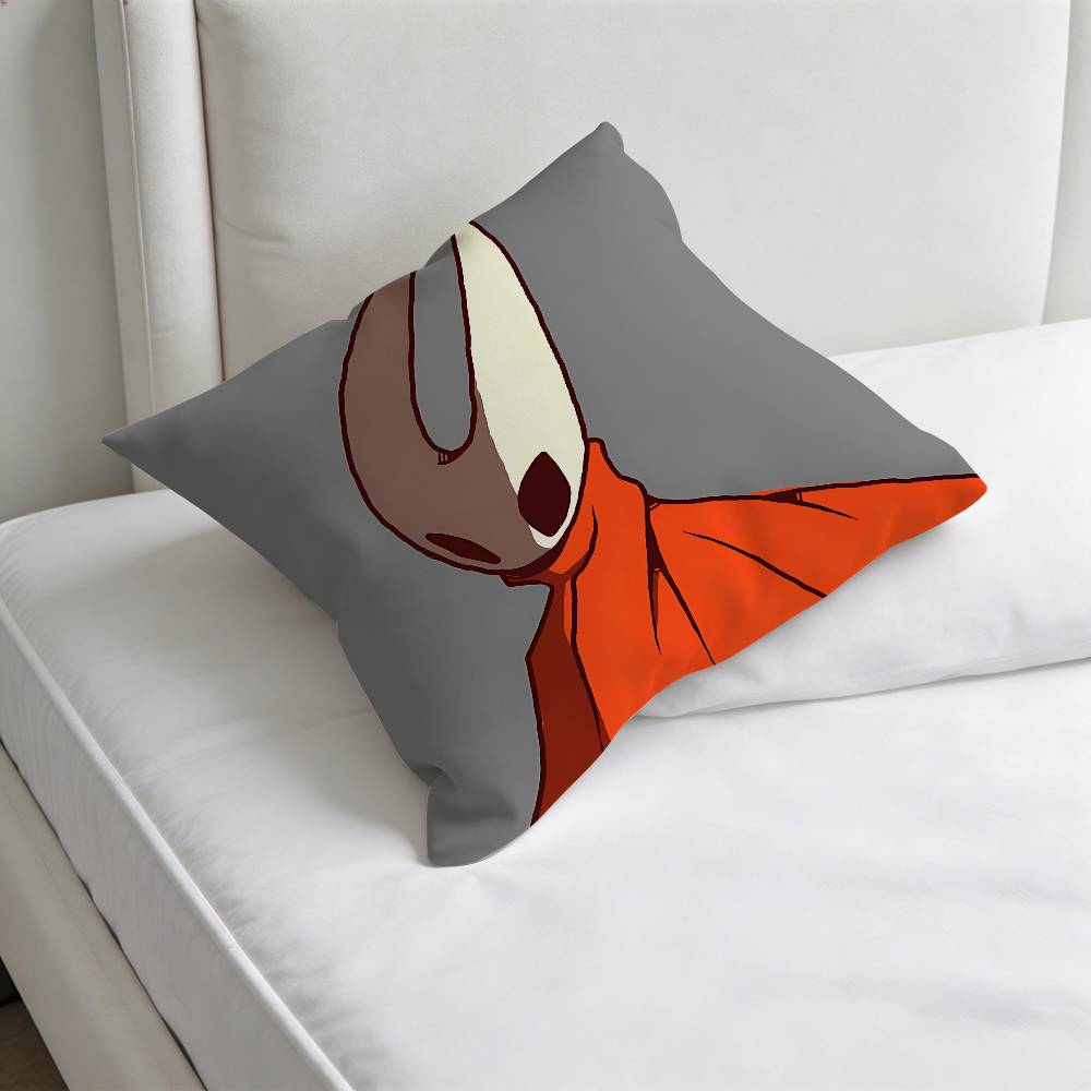 HHollow Knight SSilksong Decorative Square Pillow Cover Modern Cushion Case for Living Room Bedroom