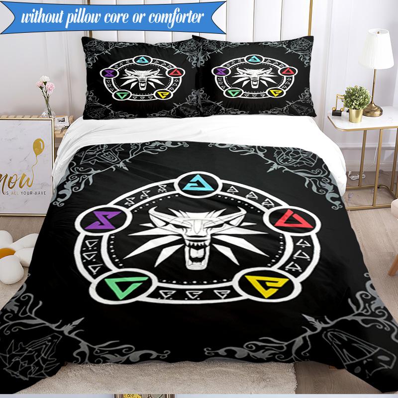 wizard dragon 3pcs K-pop music group Bedding set,Ideal for Bedroom, Dormitory,Including Duvet Cover And 2pcs Pillowcases,Fan gifts