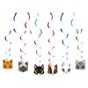 Birthday Cat Themed Party Supplies Decoration Set Balloons Banner Topper Cake