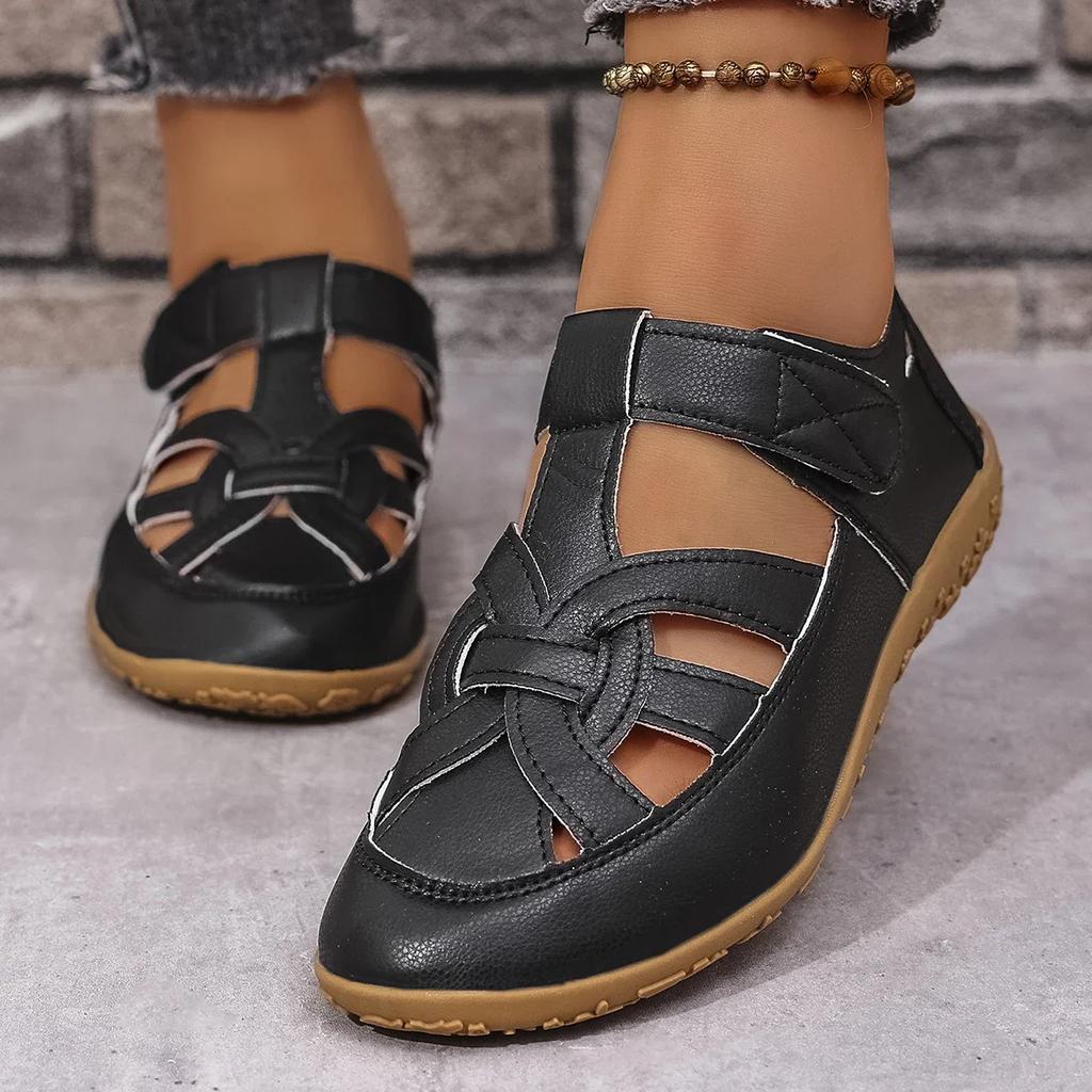 Fashion 2025 New Summer Women Sandals Comfortable Platform Walking Sandals Covered Toe Beach Shoes Woman Fashion Casual Shoes for Women