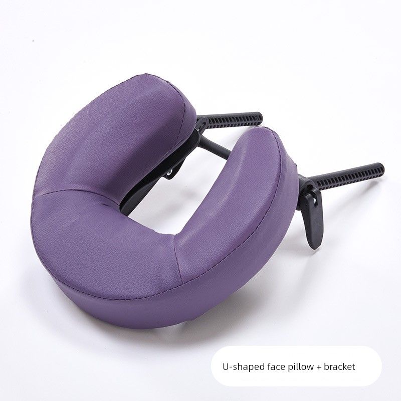 Letto Massaggiante Supporto Massaggio Sospeso Staffa Poggiatesta Tipo Letto Massaggio Cuscino Viso Cuscino Viso Pieghevole Letto Massaggio Bellezza Cuscino Viso