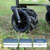 8-Inch Folding Hand Push Cart for Camping, Photography, and Shopping