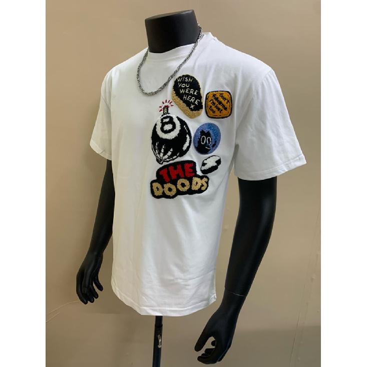 Cotton Short Sleeve T Men's T-shirt Ins Trendy Hip-Hop Style Crew Neck Base Shirt Summer