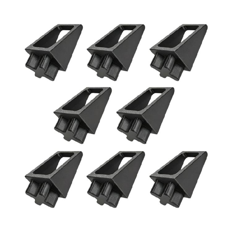 Truck Bed Cargo Blocks 8-Piece Stop Block Set for Cargo Positioning, Delivery Loading Support, and Load Control