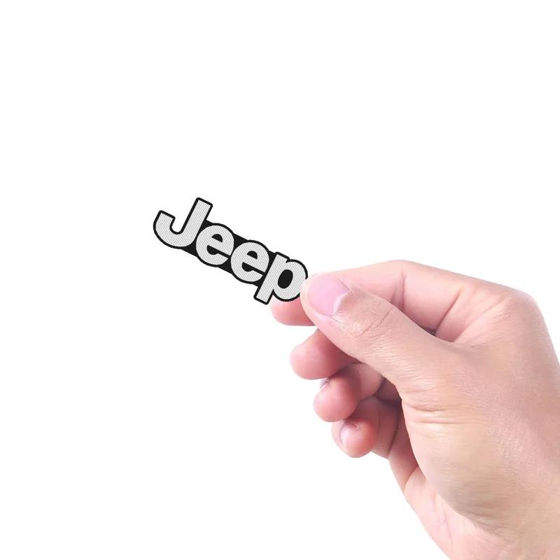 For Jeep 10Pcs Jeep Car 3D Audio Stereo Speaker Badge Sticker Decal Accessories For Jeep Renegade Compass Grand Cherokee Wran