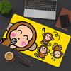 1PC Monkey Monkey Family Large Durable Mouse Pad Suitable for Office Desks, Gaming Desktops.Non-Slip Back P59