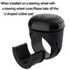 Black Car SUV Steering Wheel Booster Ball Aid Power Handle Assister Spinner Knob