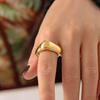 Minimalist Square Shape Stainless Steel Ring For Women 18k Gold Plated Waterproof Women's Rings  Couples Jewelry Gift