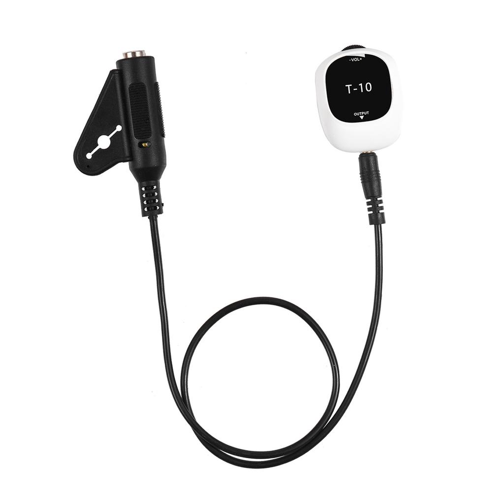 Piezo Pickup Universal No Drilling Self Adhesive Pick Up 6.5mm Audio Interface for Speaker, Multifunction Pickup for