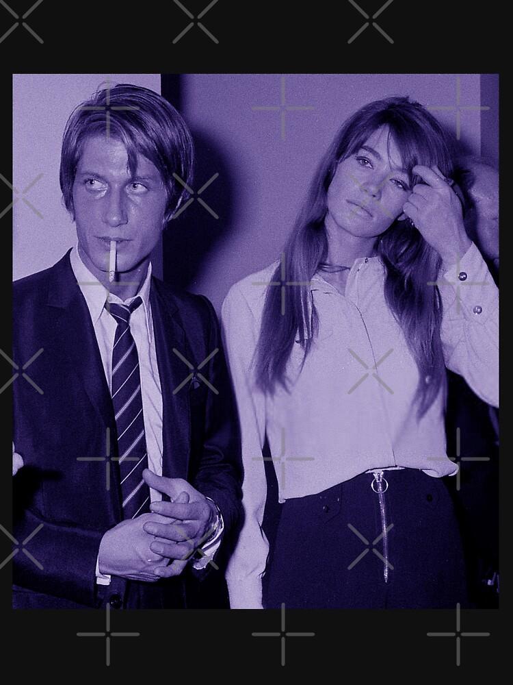 Françoise Hardy Jacques Dutronc and Françoise Hardy Violet Essential T-Shirt