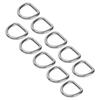 10 PCS 316 Stainless Steel D Ring Seamless Welded Hardware D Buckle Ring Surfboard Kayak Accessories 6mm 30x27x6mm