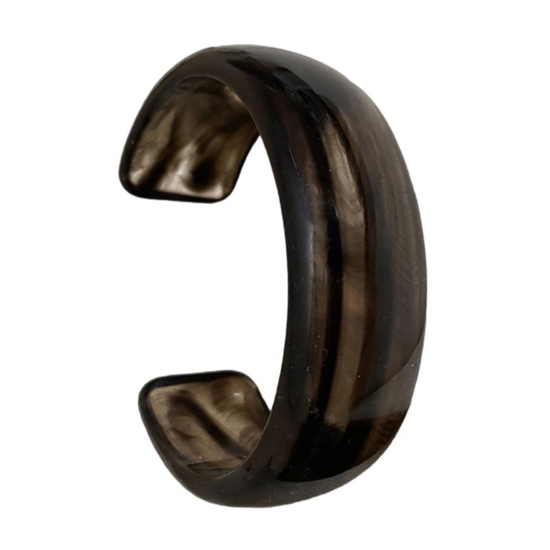 Bracciali Bangle in Acrilico Bangle Rotondo Largo Gioielli Eleganti Accessorio di Moda Artistico Adatto per Donne alla Moda Regalo