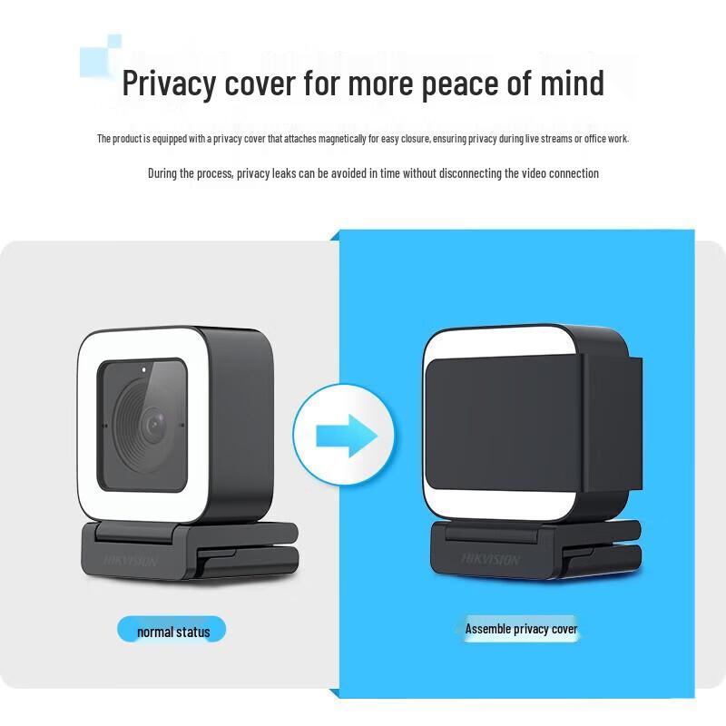 Hikvision DS-U22 Pro 1080P HD Webcam CN Plug (adapter Included)