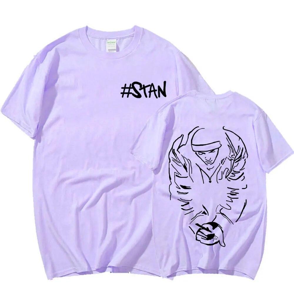 

Футболка с рэпером Эминемом Стэном, винтажная футболка в стиле хип-хоп, панк 90-х годов, одежда унисекс в стиле Харадзюку, мужские топы большого размера, футболка, уличная одежда унисекс XL