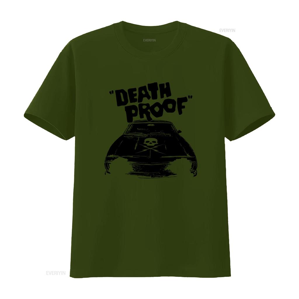 Death Proof Movie Poster Vintage Style Mens T Shirt Natural Color Available In Size 5XL Vintage Washed Slightly Comfortable