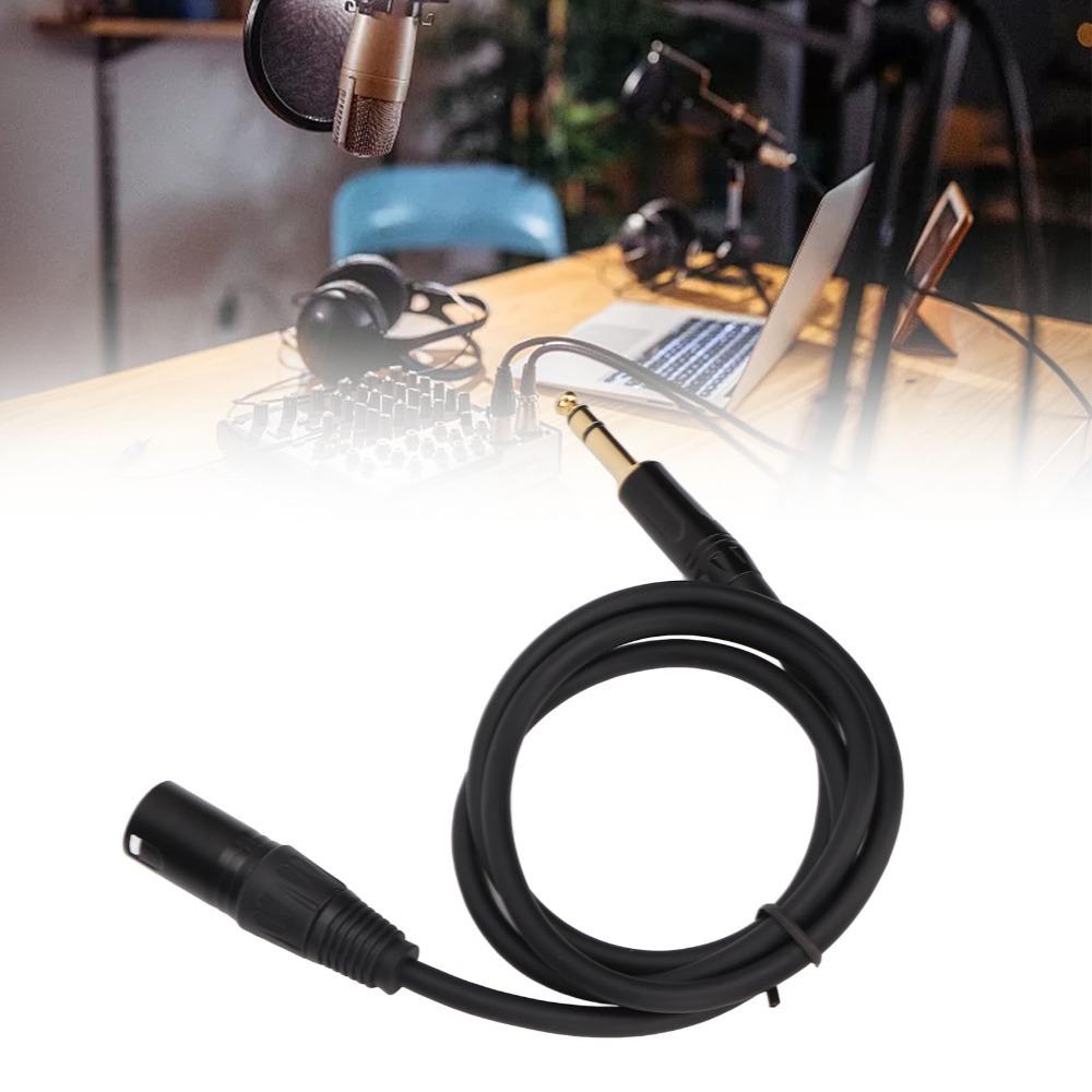 3 Pin 6.35mm To XLR Cable Plug and Play Stereo 1/4 Inch To XLR Balanced Cord  Audio Interfaces