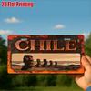 D Flat Pc Vintage Metal Sign for Decorative Purposes Only Outdoor Plaque  Wall Decoration  Chilean Aluminum Sign Vehicle