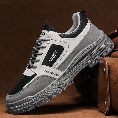 Herrenschuhe Vier Jahreszeiten Neu Weichsohle Rutschfest Freizeitschuhe Outdoor-Laufschuhe Mode Student Sportschuhe Männlicher Werkzeugschuh