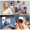 Rgb Led Cube Light Clip-on Stand-alone Adjustable Brightness Fill Light For Phone Laptop Camera Photography