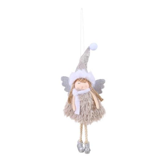 Christmas Angel Doll Decoration Plush Angel Christmas Tree Hanging Ornaments for Christmas Party New Year Wedding Valentine's Day Decoration