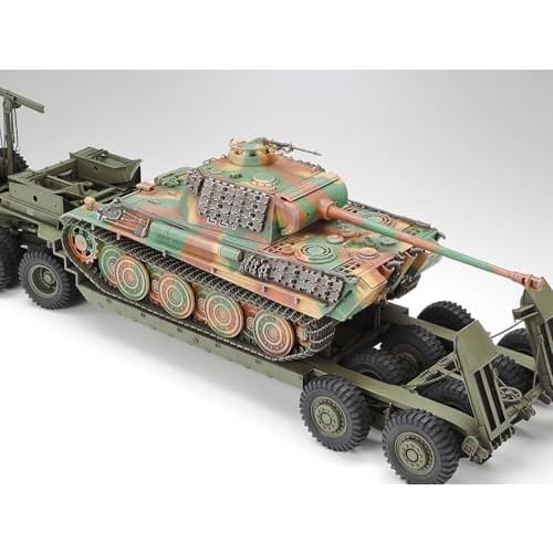 Tamiya 1/35 Military Miniature Series No. 230 U.S. Army 40-Ton Tank Transporter Dragon Wagon Plastic Model 35230 Green