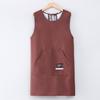 Waterproof Oil-Proof Sleeveless Kitchen Apron for Women - Fashionable and Breathable