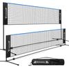 BAGAIL Badminton Badminton Net for Tennis Adjustable Height Home Easy Includes Storage Easy for Beginners To 3M Blue Net, 2-Tier Practice,
