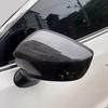 For Mazda 3 Axela 2014- Car Rearview Side Mirror Cover Wing Cap Exterior StickerDoor Case Trim Housing Carbon Fiber Look